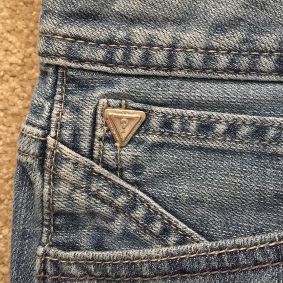 Guess Jeans denim button detail jean shorts - Picture 4 of 5